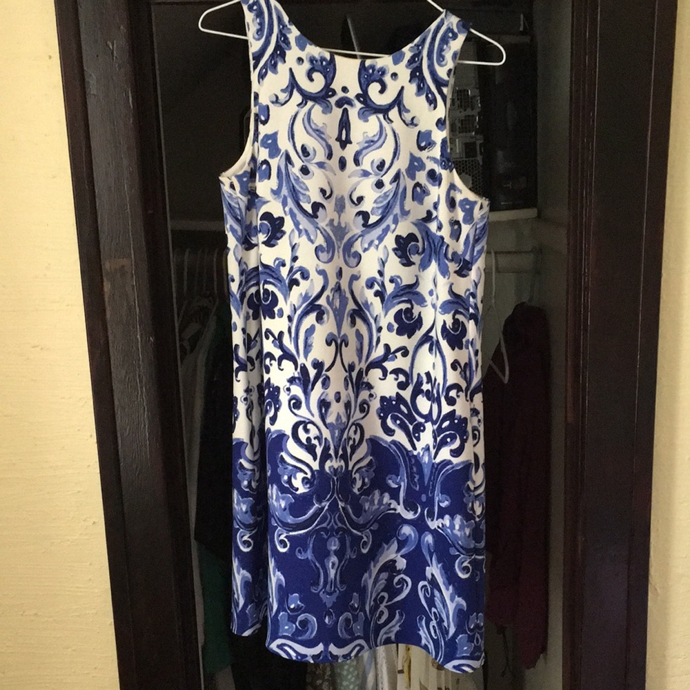 White and Blue Ralph Lauren Dress